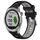 Per Garmin Approach S40 20mm Cinturino sportivo in silicone con fibbia in acciaio bicolore (nero + grigio) Per Garmin Approach S40 20mm Cinturino sportivo in silicone con fibbia in acciaio bicolore (nero + grigio)