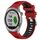 Per Garmin Approach S40 20mm Cinturino sportivo in silicone con fibbia in acciaio bicolore (rosso + nero) Per Garmin Approach S40 20mm Cinturino sportivo in silicone con fibbia in acciaio bicolore (rosso + nero)