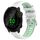 Per Garmin Forerunner 158 20mm Cinturino sportivo in silicone con fibbia in acciaio bicolore (bianco + verde acqua) Per Garmin Forerunner 158 20mm Cinturino sportivo in silicone con fibbia in acciaio bicolore (bianco + verde acqua)
