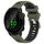 Per Garmin Forerunner 158 20mm Cinturino sportivo in silicone con fibbia in acciaio bicolore (verde militare + nero) Per Garmin Forerunner 158 20mm Cinturino sportivo in silicone con fibbia in acciaio bicolore (verde militare + nero)