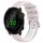 Per Garmin Forerunner 158 20mm Cinturino sportivo in silicone con fibbia in acciaio bicolore (rosa + bianco) Per Garmin Forerunner 158 20mm Cinturino sportivo in silicone con fibbia in acciaio bicolore (rosa + bianco)