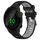 Per Garmin Forerunner 158 20mm Cinturino sportivo in silicone con fibbia in acciaio bicolore (nero + grigio) Per Garmin Forerunner 158 20mm Cinturino sportivo in silicone con fibbia in acciaio bicolore (nero + grigio)