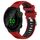 Per Garmin Forerunner 158 20mm Cinturino sportivo in silicone con fibbia in acciaio bicolore (rosso + nero) Per Garmin Forerunner 158 20mm Cinturino sportivo in silicone con fibbia in acciaio bicolore (rosso + nero)