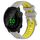Per Garmin Forerunner 158 20mm Cinturino sportivo in silicone con fibbia in acciaio bicolore (grigio + giallo) Per Garmin Forerunner 158 20mm Cinturino sportivo in silicone con fibbia in acciaio bicolore (grigio + giallo)