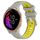 Per cinturino sportivo in silicone con fibbia in acciaio bicolore da 20 mm Garmin Venu (grigio + giallo) Per cinturino sportivo in silicone con fibbia in acciaio bicolore da 20 mm Garmin Venu (grigio + giallo)
