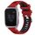 Per cinturino sportivo in silicone con fibbia in acciaio bicolore Garmin Venu SQ 20mm (rosso + nero) Per cinturino sportivo in silicone con fibbia in acciaio bicolore Garmin Venu SQ 20mm (rosso + nero)