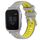 Per Garmin Venu SQ 20mm Cinturino sportivo in silicone con fibbia in acciaio bicolore (grigio + giallo) Per Garmin Venu SQ 20mm Cinturino sportivo in silicone con fibbia in acciaio bicolore (grigio + giallo)