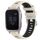 Per Garmin Venu SQ 20mm Cinturino sportivo in silicone con fibbia in acciaio bicolore (Starlight + nero) Per Garmin Venu SQ 20mm Cinturino sportivo in silicone con fibbia in acciaio bicolore (Starlight + nero)