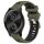 Per Garmin VivoMove Style 20mm Cinturino sportivo in silicone con fibbia in acciaio bicolore (verde militare + nero) Per Garmin VivoMove Style 20mm Cinturino sportivo in silicone con fibbia in acciaio bicolore (verde militare + nero)