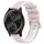 Per Garmin VivoMove Style 20mm Cinturino sportivo in silicone con fibbia in acciaio bicolore (rosa + bianco) Per Garmin VivoMove Style 20mm Cinturino sportivo in silicone con fibbia in acciaio bicolore (rosa + bianco)