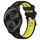 Per Garmin VivoMove Style 20mm Cinturino sportivo in silicone con fibbia in acciaio bicolore (nero + verde lime) Per Garmin VivoMove Style 20mm Cinturino sportivo in silicone con fibbia in acciaio bicolore (nero + verde lime)