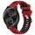 Per Garmin VivoMove Style 20mm Cinturino sportivo in silicone con fibbia in acciaio bicolore (rosso + nero) Per Garmin VivoMove Style 20mm Cinturino sportivo in silicone con fibbia in acciaio bicolore (rosso + nero)