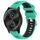 Per Garmin VivoMove Style 20mm Cinturino sportivo in silicone con fibbia in acciaio bicolore (blu lago + nero) Per Garmin VivoMove Style 20mm Cinturino sportivo in silicone con fibbia in acciaio bicolore (blu lago + nero)