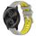 Per Garmin VivoMove Style 20mm Cinturino sportivo in silicone con fibbia in acciaio bicolore (grigio + giallo) Per Garmin VivoMove Style 20mm Cinturino sportivo in silicone con fibbia in acciaio bicolore (grigio + giallo)