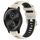Per Garmin VivoMove Style 20mm Cinturino sportivo in silicone con fibbia in acciaio bicolore (Starlight + nero) Per Garmin VivoMove Style 20mm Cinturino sportivo in silicone con fibbia in acciaio bicolore (Starlight + nero)