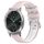 Per Garmin VivoMove Luxe 20mm Cinturino sportivo in silicone con fibbia in acciaio bicolore (rosa + bianco) Per Garmin VivoMove Luxe 20mm Cinturino sportivo in silicone con fibbia in acciaio bicolore (rosa + bianco)
