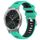 Per Garmin VivoMove Luxe 20mm Cinturino sportivo in silicone con fibbia in acciaio bicolore (lago blu + nero) Per Garmin VivoMove Luxe 20mm Cinturino sportivo in silicone con fibbia in acciaio bicolore (lago blu + nero)