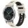 Per Garmin VivoMove Luxe 20mm Cinturino sportivo in silicone con fibbia in acciaio bicolore (Starlight + nero) Per Garmin VivoMove Luxe 20mm Cinturino sportivo in silicone con fibbia in acciaio bicolore (Starlight + nero)