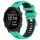 Per Garmin Forerunner 245 Music 20mm Cinturino sportivo in silicone con fibbia in acciaio bicolore (lago blu + nero) Per Garmin Forerunner 245 Music 20mm Cinturino sportivo in silicone con fibbia in acciaio bicolore (lago blu + nero)