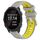 Per Garmin Forerunner 245 Music 20mm Cinturino sportivo in silicone con fibbia in acciaio bicolore (grigio + giallo) Per Garmin Forerunner 245 Music 20mm Cinturino sportivo in silicone con fibbia in acciaio bicolore (grigio + giallo)