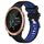 Per Garmin Forerunner 645 20mm Cinturino sportivo in silicone con fibbia in acciaio bicolore (nero + blu) Per Garmin Forerunner 645 20mm Cinturino sportivo in silicone con fibbia in acciaio bicolore (nero + blu)