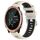 Per Garmin Forerunner 645 Music 20mm Cinturino sportivo in silicone con fibbia in acciaio bicolore (Starlight + nero) Per Garmin Forerunner 645 Music 20mm Cinturino sportivo in silicone con fibbia in acciaio bicolore (Starlight + nero)