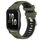Per Garmin Forerunner Sq2 20mm Cinturino sportivo in silicone con fibbia in acciaio bicolore (verde militare + nero) Per Garmin Forerunner Sq2 20mm Cinturino sportivo in silicone con fibbia in acciaio bicolore (verde militare + nero)