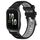 Per Garmin Forerunner Sq2 20mm Cinturino sportivo in silicone con fibbia in acciaio bicolore (nero + grigio) Per Garmin Forerunner Sq2 20mm Cinturino sportivo in silicone con fibbia in acciaio bicolore (nero + grigio)