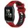 Per Garmin Forerunner Sq2 20mm Cinturino sportivo in silicone con fibbia in acciaio bicolore (rosso + nero) Per Garmin Forerunner Sq2 20mm Cinturino sportivo in silicone con fibbia in acciaio bicolore (rosso + nero)