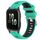 Per Garmin Forerunner Sq2 20mm Cinturino sportivo in silicone con fibbia in acciaio bicolore (lago blu + nero) Per Garmin Forerunner Sq2 20mm Cinturino sportivo in silicone con fibbia in acciaio bicolore (lago blu + nero)