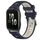 Per Garmin Forerunner Sq2 20mm Cinturino sportivo in silicone con fibbia in acciaio bicolore (blu notte + luce stellare) Per Garmin Forerunner Sq2 20mm Cinturino sportivo in silicone con fibbia in acciaio bicolore (blu notte + luce stellare)