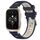 Per Garmin Forerunner Sq2 Music 20mm Cinturino sportivo in silicone con fibbia in acciaio bicolore (blu notte + luce stellare) Per Garmin Forerunner Sq2 Music 20mm Cinturino sportivo in silicone con fibbia in acciaio bicolore (blu notte + luce stellare)