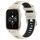Per Garmin Forerunner Sq2 Music 20mm Cinturino sportivo in silicone con fibbia in acciaio bicolore (Starlight + nero) Per Garmin Forerunner Sq2 Music 20mm Cinturino sportivo in silicone con fibbia in acciaio bicolore (Starlight + nero)