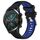 Per Huawei Watch GT2 42mm 20mm Cinturino sportivo in silicone con fibbia in acciaio bicolore (nero + blu) Per Huawei Watch GT2 42mm 20mm Cinturino sportivo in silicone con fibbia in acciaio bicolore (nero + blu)