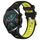 Per Huawei Watch GT2 42mm 20mm Cinturino sportivo in silicone con fibbia in acciaio bicolore (nero + verde lime) Per Huawei Watch GT2 42mm 20mm Cinturino sportivo in silicone con fibbia in acciaio bicolore (nero + verde lime)