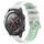 Per Huawei Watch 2 20mm Cinturino sportivo in silicone con fibbia in acciaio bicolore (bianco + verde acqua) Per Huawei Watch 2 20mm Cinturino sportivo in silicone con fibbia in acciaio bicolore (bianco + verde acqua)