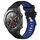 Per Huawei Watch 2 20mm Cinturino sportivo in silicone con fibbia in acciaio bicolore (nero + blu) Per Huawei Watch 2 20mm Cinturino sportivo in silicone con fibbia in acciaio bicolore (nero + blu)