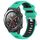 Per Huawei Watch 2 20mm Cinturino sportivo in silicone con fibbia in acciaio bicolore (blu lago + nero) Per Huawei Watch 2 20mm Cinturino sportivo in silicone con fibbia in acciaio bicolore (blu lago + nero)