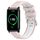 For Honor Watch ES 20mm Cinturino sportivo in silicone con fibbia in acciaio bicolore (rosa + bianco) For Honor Watch ES 20mm Cinturino sportivo in silicone con fibbia in acciaio bicolore (rosa + bianco)