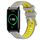 For Honor Watch ES 20mm Cinturino sportivo in silicone con fibbia in acciaio bicolore (grigio + giallo) For Honor Watch ES 20mm Cinturino sportivo in silicone con fibbia in acciaio bicolore (grigio + giallo)
