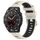 Per Huawei Watch GT3 SE 22mm Cinturino sportivo in silicone con fibbia in acciaio bicolore (Starlight + nero) Per Huawei Watch GT3 SE 22mm Cinturino sportivo in silicone con fibbia in acciaio bicolore (Starlight + nero)