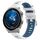 Per Huawei Watch GT3 Pro 46mm 22mm Cinturino sportivo in silicone con fibbia in acciaio bicolore (bianco + blu) Per Huawei Watch GT3 Pro 46mm 22mm Cinturino sportivo in silicone con fibbia in acciaio bicolore (bianco + blu)