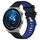 Per Huawei Watch GT3 Pro 46mm 22mm Cinturino sportivo in silicone con fibbia in acciaio bicolore (nero + blu) Per Huawei Watch GT3 Pro 46mm 22mm Cinturino sportivo in silicone con fibbia in acciaio bicolore (nero + blu)