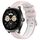 Per Huawei Watch Buds 22mm Cinturino sportivo in silicone con fibbia in acciaio bicolore (rosa + bianco) Per Huawei Watch Buds 22mm Cinturino sportivo in silicone con fibbia in acciaio bicolore (rosa + bianco)