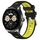 Per Huawei Watch Buds 22mm Cinturino sportivo in silicone con fibbia in acciaio bicolore (nero + verde lime) Per Huawei Watch Buds 22mm Cinturino sportivo in silicone con fibbia in acciaio bicolore (nero + verde lime)