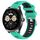 Per Huawei Watch Buds 22mm Cinturino sportivo in silicone con fibbia in acciaio bicolore (lago blu + nero) Per Huawei Watch Buds 22mm Cinturino sportivo in silicone con fibbia in acciaio bicolore (lago blu + nero)