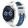 Per Huawei Watch GT3 46mm 22mm Cinturino sportivo in silicone con fibbia in acciaio bicolore (bianco + blu) Per Huawei Watch GT3 46mm 22mm Cinturino sportivo in silicone con fibbia in acciaio bicolore (bianco + blu)