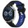 Per Huawei Watch GT3 46mm 22mm Cinturino sportivo in silicone con fibbia in acciaio bicolore (nero + blu) Per Huawei Watch GT3 46mm 22mm Cinturino sportivo in silicone con fibbia in acciaio bicolore (nero + blu)