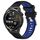 Per Huawei Watch GT Runner 22mm Cinturino sportivo in silicone con fibbia in acciaio bicolore (nero + blu) Per Huawei Watch GT Runner 22mm Cinturino sportivo in silicone con fibbia in acciaio bicolore (nero + blu)