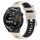 Per Huawei Watch GT Runner 22mm Cinturino sportivo in silicone con fibbia in acciaio bicolore (Starlight + nero) Per Huawei Watch GT Runner 22mm Cinturino sportivo in silicone con fibbia in acciaio bicolore (Starlight + nero)